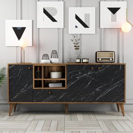 Hanah Home Napoli - Black Marble